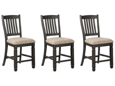 Signature Design by Ashley Tyler Creek Counter Height Dining Table with 4 Barstools - D736D3