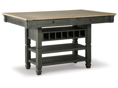 Signature Design by Ashley Tyler Creek Counter Height Dining Table with 4 Barstools - D736D3