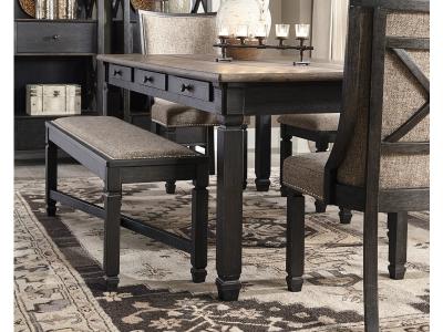 Signature Design by Ashley Tyler Creek Dining Table and 4 Chairs with Bench - D736D11