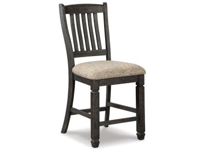 Signature Design by Ashley Tyler Creek Counter Height Dining Table and 4 Barstools with Server - D736D10