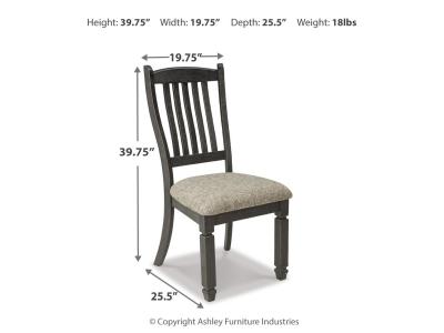 Signature Design by Ashley Tyler Creek Dining Table and 6 Chairs - D736D4