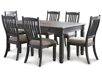 Signature Design by Ashley Tyler Creek Dining Table and 6 Chairs - D736D4