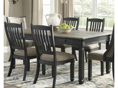Signature Design by Ashley Tyler Creek Dining Table and 4 Chairs - D736D12