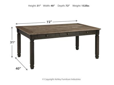 Signature Design by Ashley Tyler Creek Dining Table and 4 Chairs - D736D12