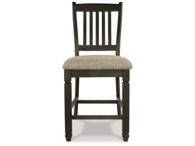 Signature Design by Ashley Tyler Creek Counter Height Table with 4 Barstools, Server and Display Cabinet - D736D13