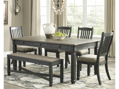 Signature Design by Ashley Tyler Creek Dining Table, 4 Chairs and Bench - D736D2