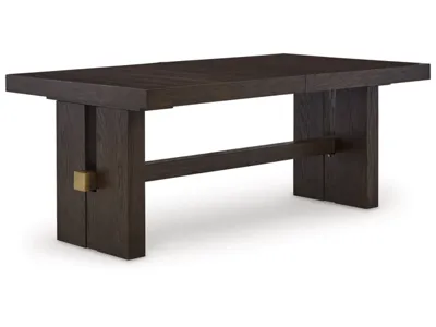 Signature Design by Ashley Burkhaus Dining Table and 4 Chairs - D984D1