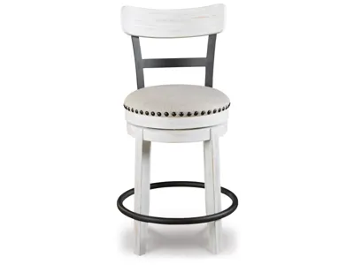 Signature Design by Ashley Valebeck Counter Height Dining Table and 8 Barstools - D546D30