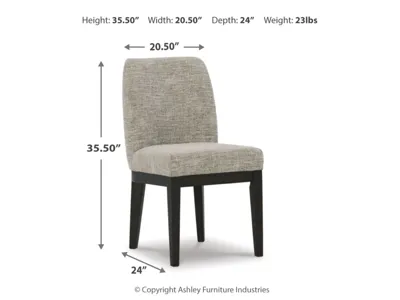 Signature Design by Ashley Burkhaus Dining Table and 6 Chairs - D984D3