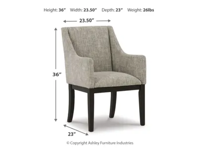 Signature Design by Ashley Burkhaus Dining Table and 6 Chairs - D984D3