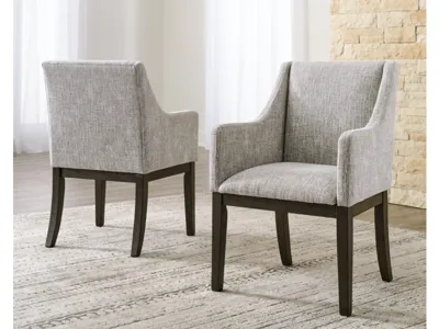 Signature Design by Ashley Burkhaus Dining Table and 6 Chairs - D984D3