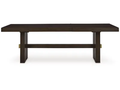 Signature Design by Ashley Burkhaus Dining Table and 4 Chairs - D984D10