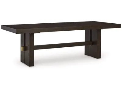 Signature Design by Ashley Burkhaus Dining Table and 4 Chairs - D984D10