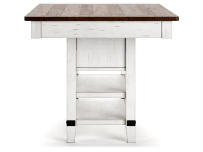 Signature Design by Ashley Valebeck Counter Height Dining Table and 6 Barstools - D546D33
