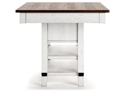 Signature Design by Ashley Valebeck Counter Height Dining Table and 6 Barstools - D546D33