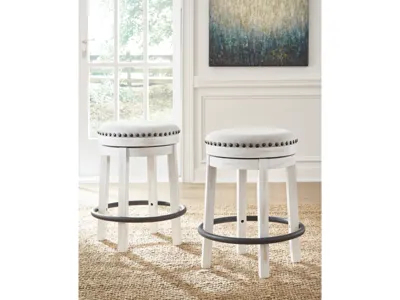 Signature Design by Ashley Valebeck Counter Height Dining Table and 6 Barstools - D546D33