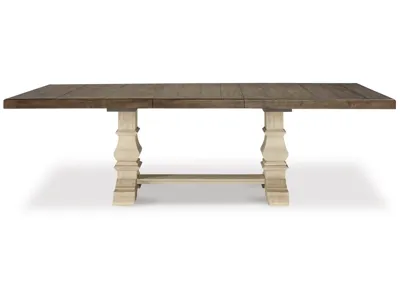 Signature Design by Ashley Bolanburg Extension Dining Table and 4 Chairs - D647D15
