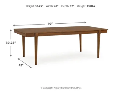 Signature Design by Ashley Lyncott Extension Dining Table and 4 Chairs - D615D25