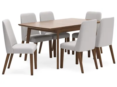 Signature Design by Ashley Lyncott Extension Dining Table and 6 Chairs - D615D14