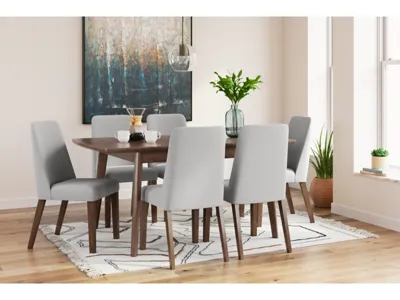 Signature Design by Ashley Lyncott Extension Dining Table and 6 Chairs - D615D14