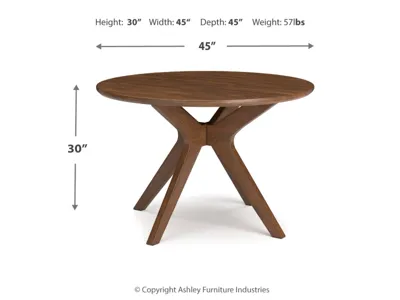 Signature Design by Ashley Lyncott Dining Table and 4 Chairs - D615D12