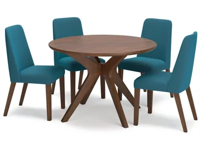 Signature Design by Ashley Lyncott Dining Table and 4 Chairs - D615D10