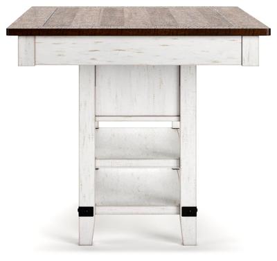 Signature Design by Ashley Valebeck Counter Height Dining Table and 6 Barstools - D546D36