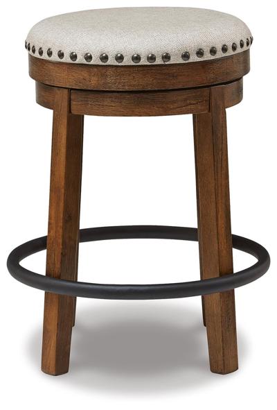 Signature Design by Ashley Valebeck Counter Height Dining Table and 6 Barstools - D546D36