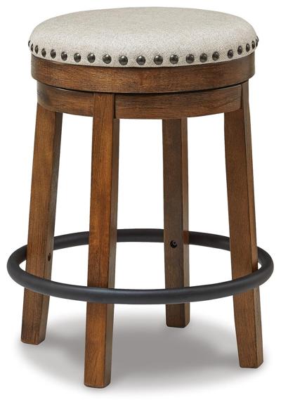 Signature Design by Ashley Valebeck Counter Height Dining Table and 6 Barstools - D546D36