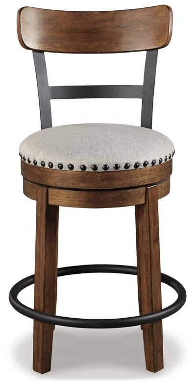 Signature Design by Ashley Valebeck Counter Height Dining Table and 6 Barstools - D546D36