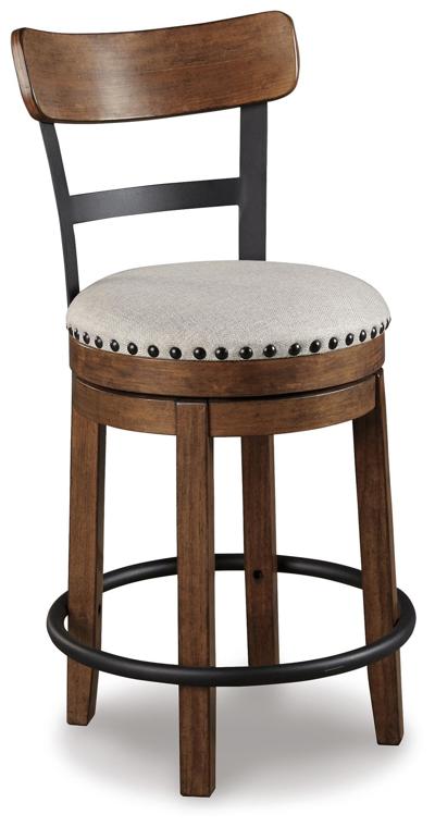 Signature Design by Ashley Valebeck Counter Height Dining Table and 6 Barstools - D546D36