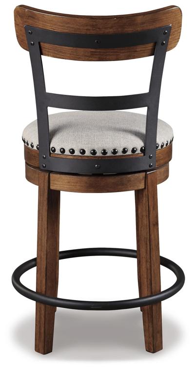 Signature Design by Ashley Valebeck Counter Height Dining Table and 6 Barstools - D546D36