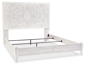 Ashley Furniture Paxberry King Panel Footboard w/Rails B181-56 Whitewash