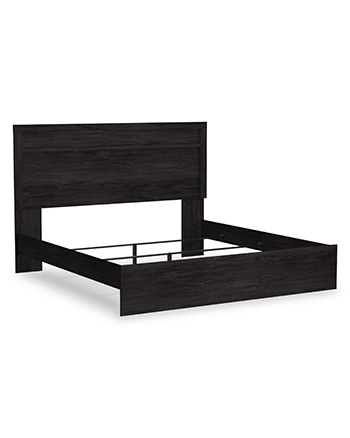 Ashley Furniture Belachime King Panel Headboard/Footboard B2589-72 Black