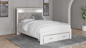 Ashley Furniture Altyra Queen Storage Footboard B2640-54S White