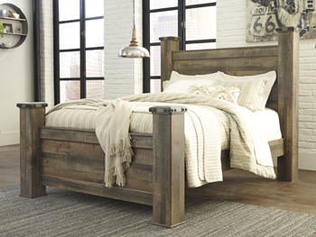 Ashley Furniture Trinell Queen Poster Footboard B446-64 Brown