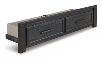 Ashley Furniture Foyland K/CK Storage Footboard B989-56S Black