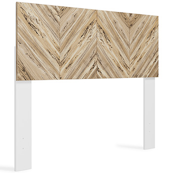 Ashley Furniture Piperton Full Panel Headboard EB1221-156 Two-tone Brown/White