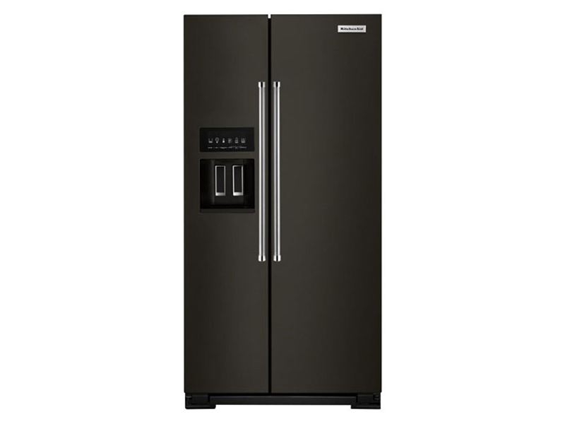 36" KitchenAid 19.9 Cu Ft. Counter-Depth Side-by-Side Refrigerator - KRSC700HBS