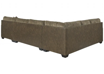 Abalone 3 Piece Right Facing Sectional in Chocolate - 91302-K