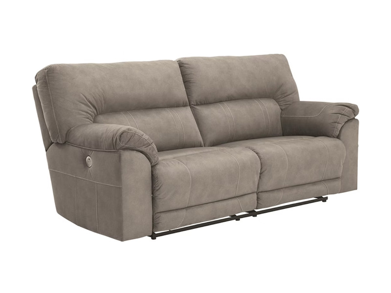 Benchcraft Cavalcade 2 Seat Reclining Power Sofa in Slate - 7760147