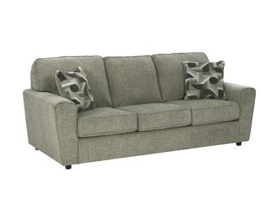 Cascilla Stationary Fabric Sofa Pewter - 2680538