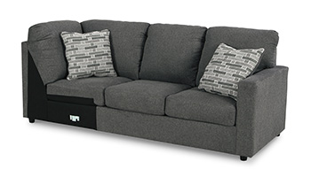 Ashley Furniture Edenfield RAF Sofa w/Corner Wedge 2900349 Charcoal
