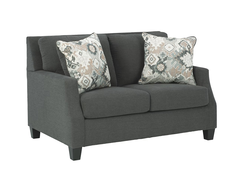 Signature Design by Ashley Bayonne Loveseat Charcoal - 3780135 