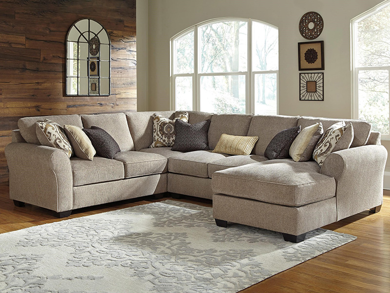 Ashley 3912217 Furniture Pantomine RAF Corner Chaise Driftwood