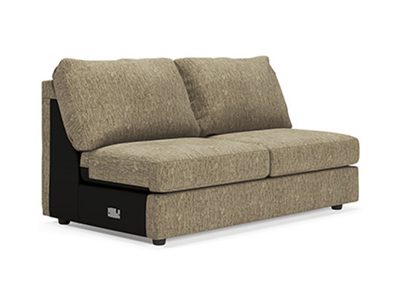 Ashley 5640234 Furniture Hoylake Armless Loveseat Chocolate