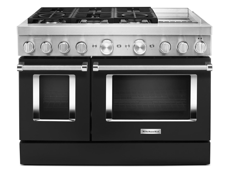 KitchenAid Dual Fuel Range (KFDC558JBK) - Imperial Black KitchenAid Dual Fuel Range (KFDC558JBK) - Imperial Black