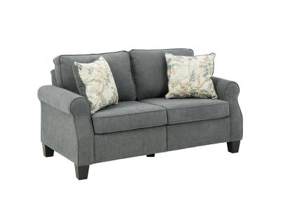 Signature Design by Ashley Alessio Loveseat Charcoal - 8240535 