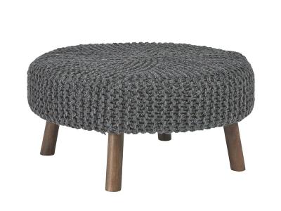 Signature Design by Ashley Furniture Jassmyn Oversized Accent Ottoman in Charcoal - A3000216