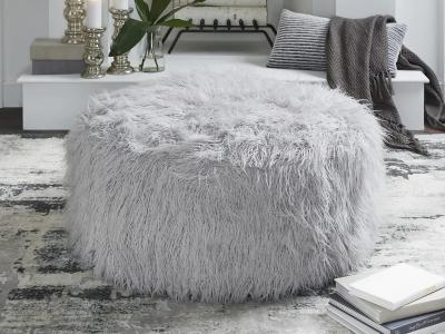 Signature Design by Ashley Galice Oversized Accent Ottoman A3000333 Light Gray